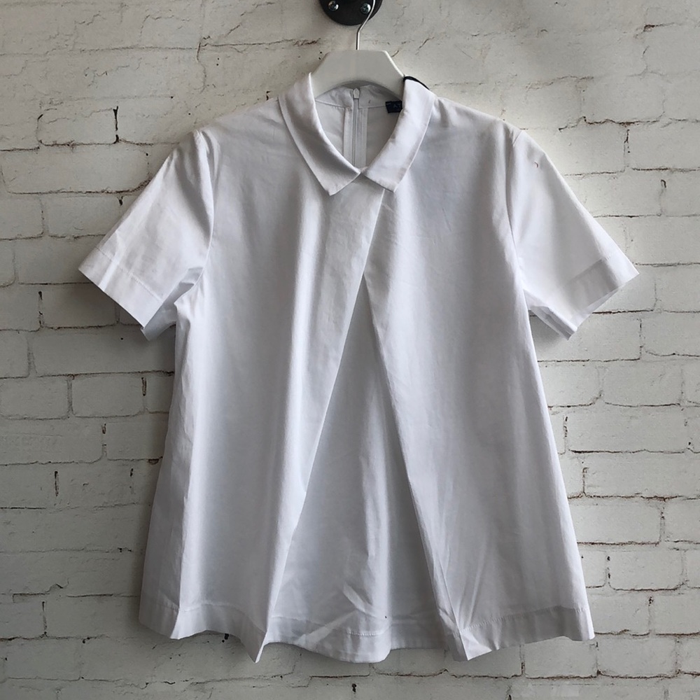 Attesa Maternity White Blouse